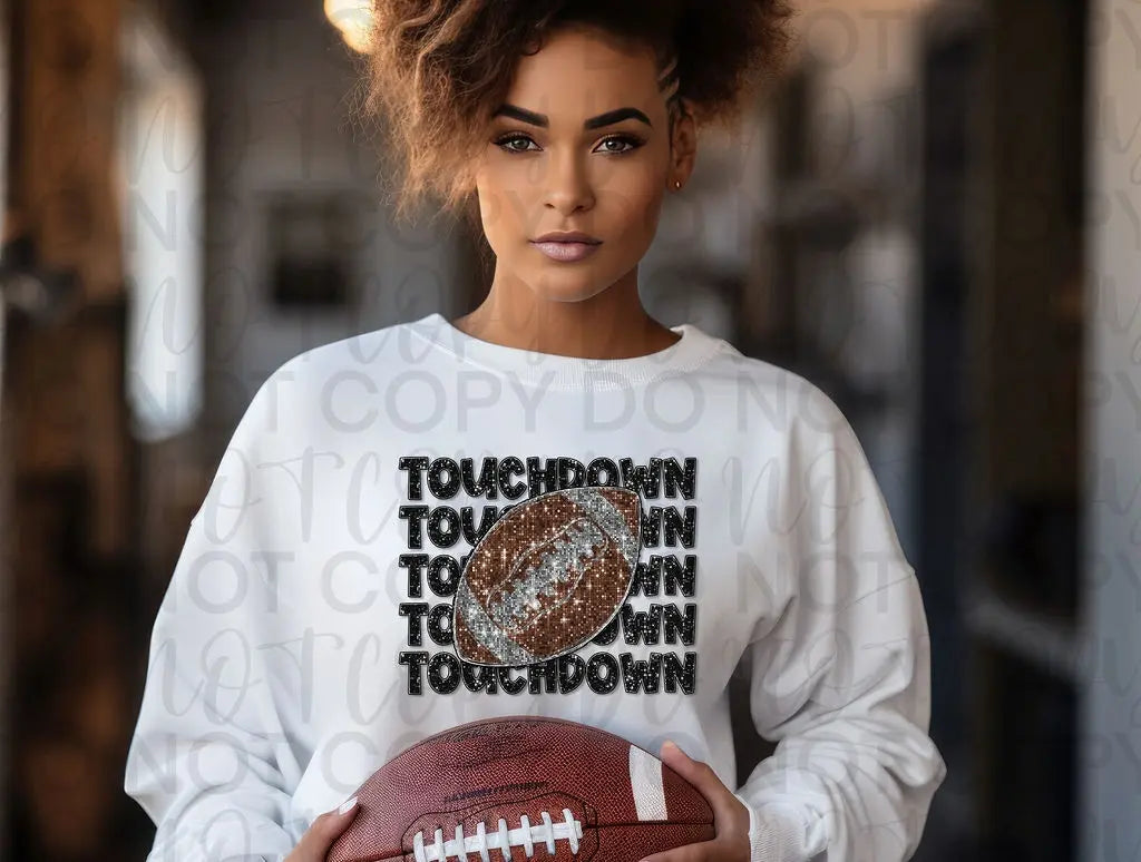 Touchdown Faux Glitter - Branded By Barta