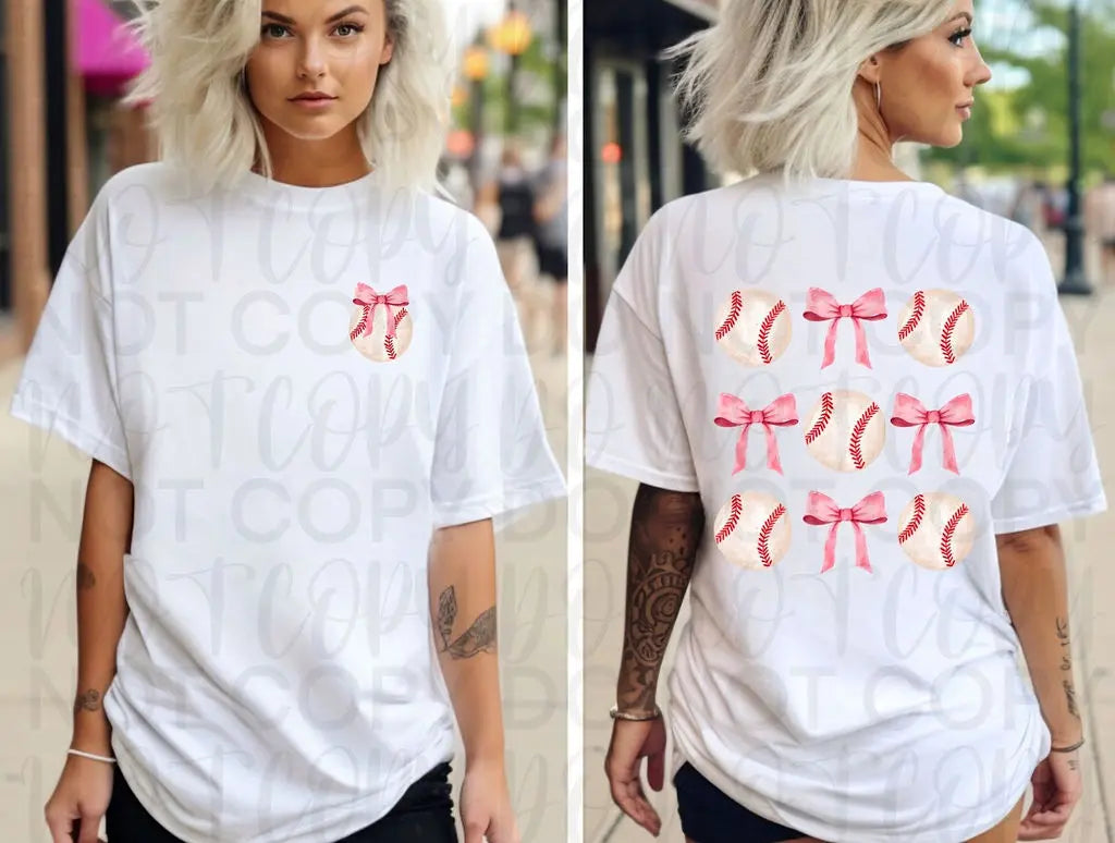 Baseball Ribbon Coquette - Branded By Barta