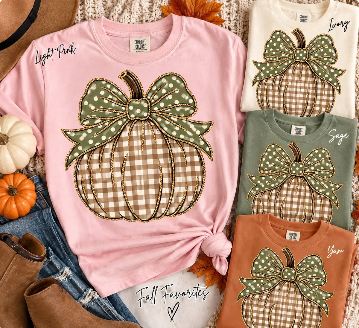 Pumpkin polka dot brandedbybarta