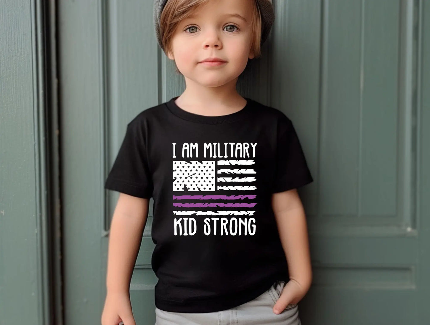 I Am Military Kid Strong - Branded By Barta
