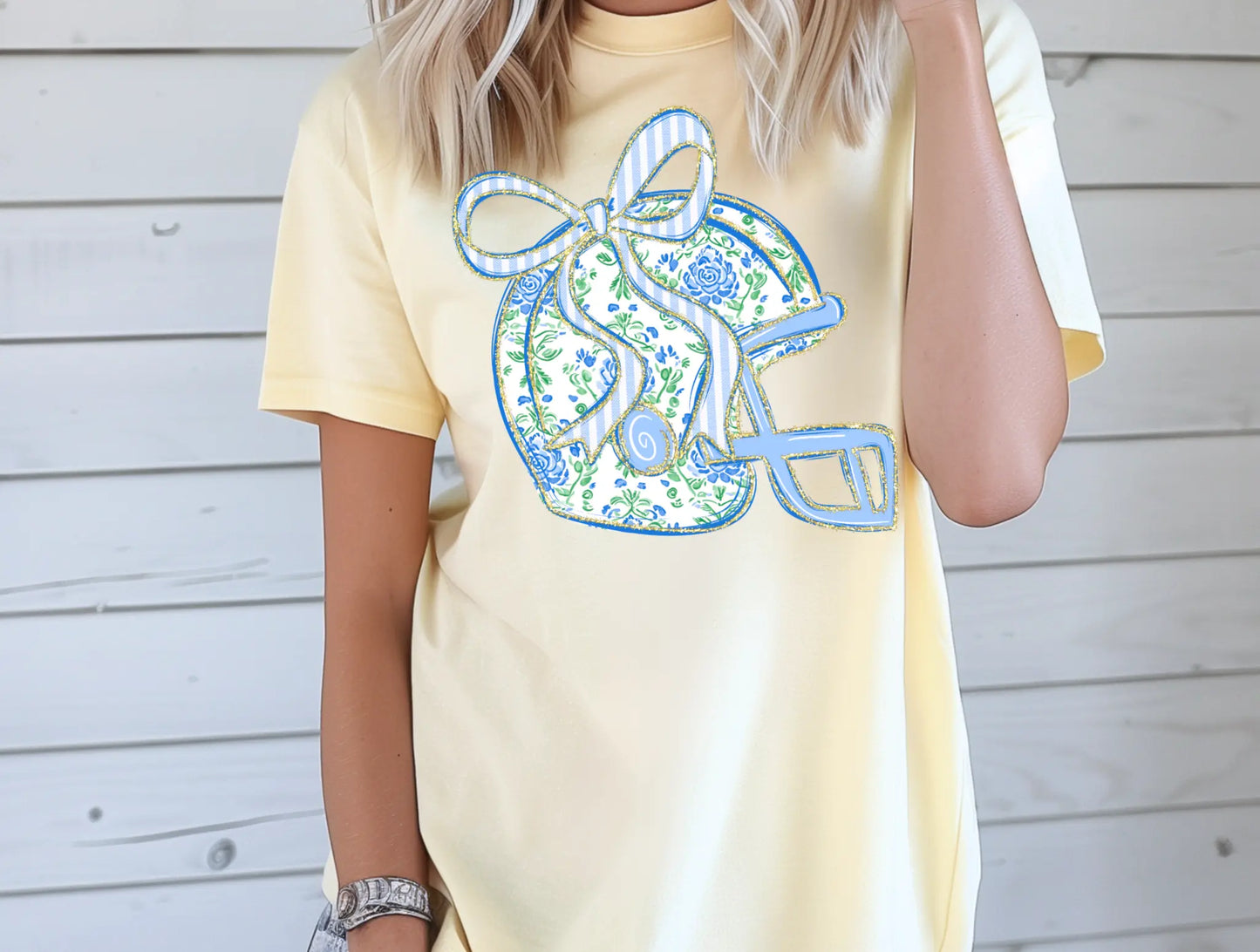 Floral Football Helmet brandedbybarta