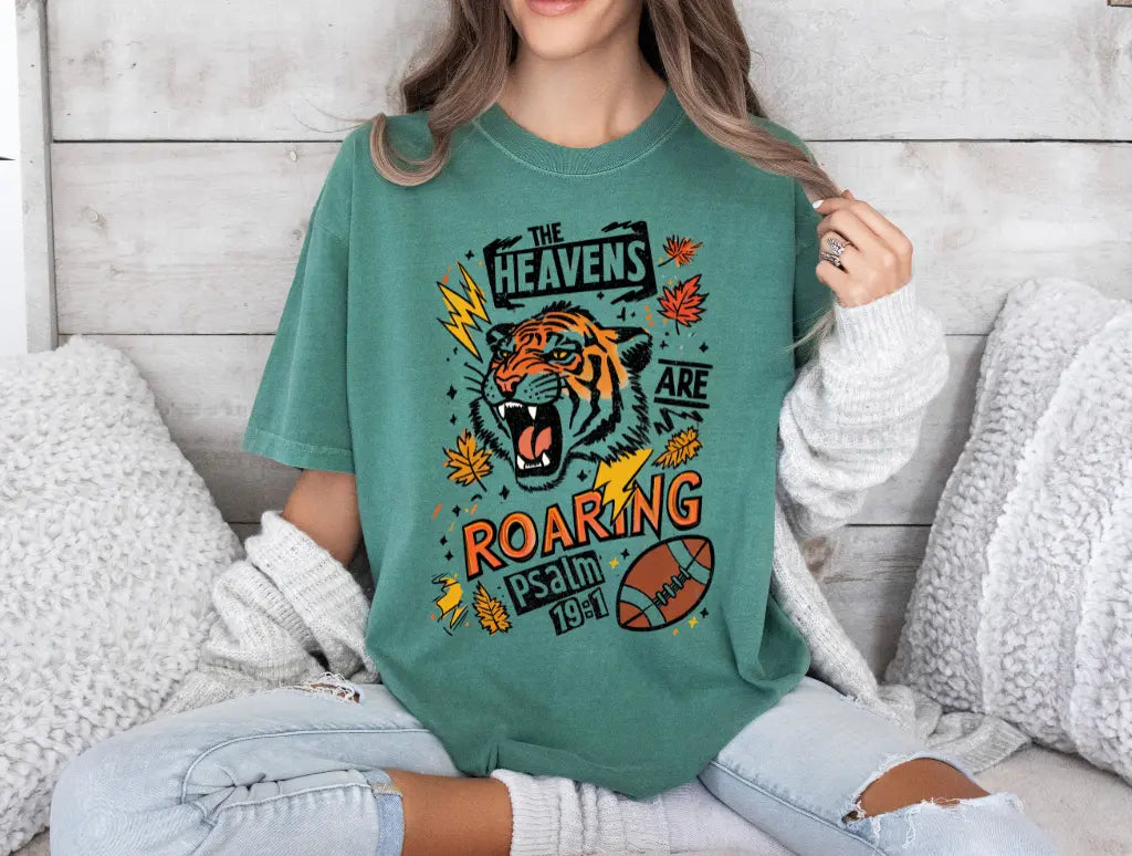 The Heavens Are Roaring Fall Football brandedbybarta