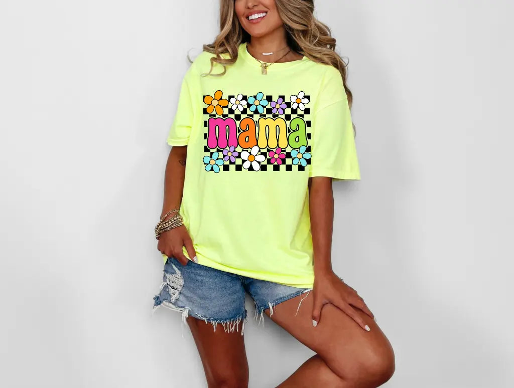 Neon Floral Mama brandedbybarta