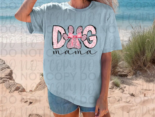 Dog Mama Leopard Pink - Branded By Barta