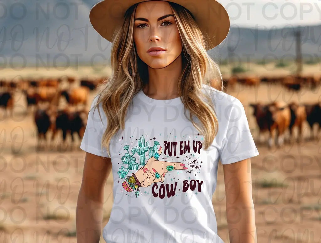 Put Em' Up Cowboy - Branded By Barta