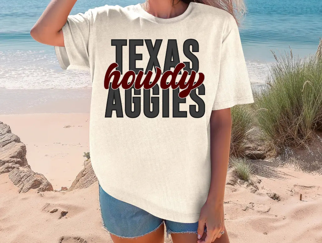 Howdy Texas Aggies brandedbybarta