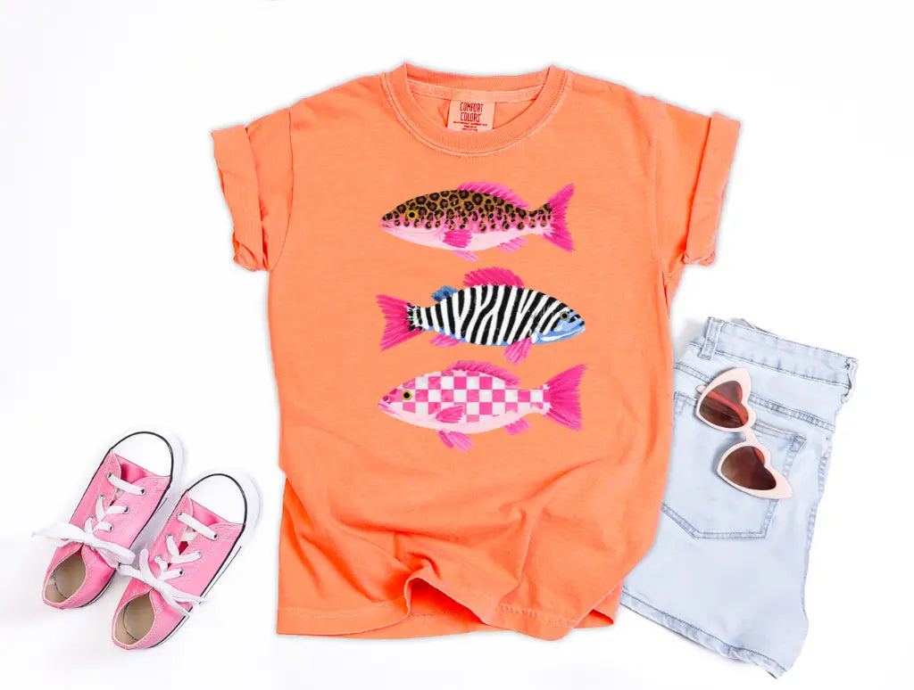 Groovy Pattern Trendy Fish brandedbybarta