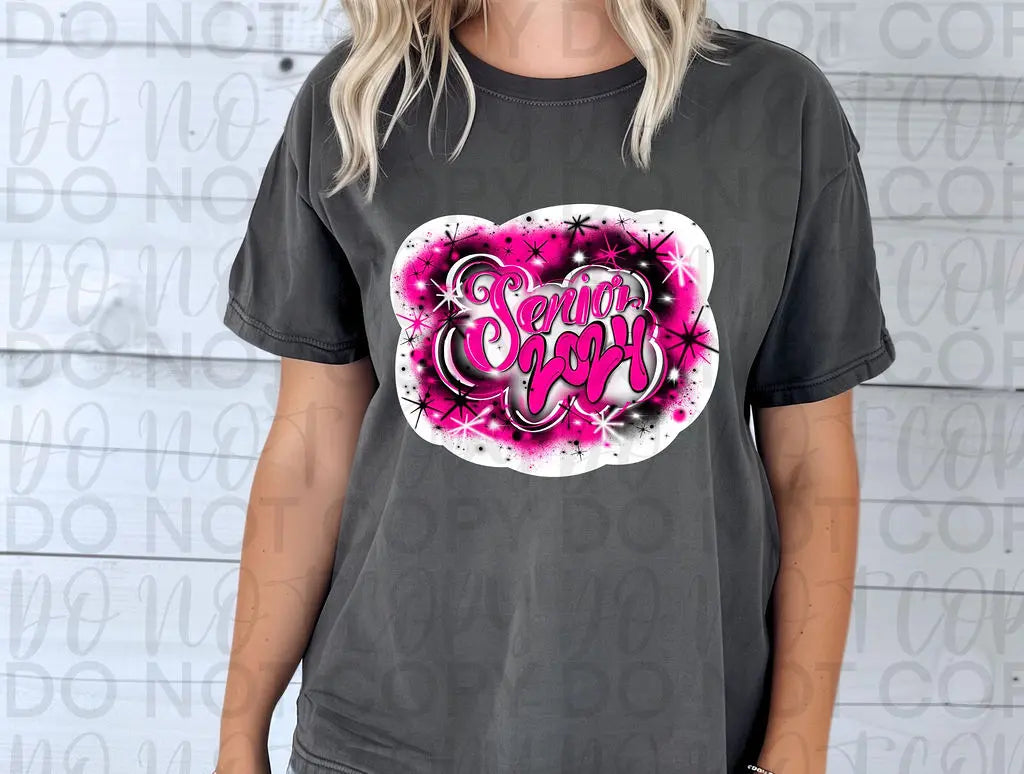 Senior 2024 Pink Graffitti