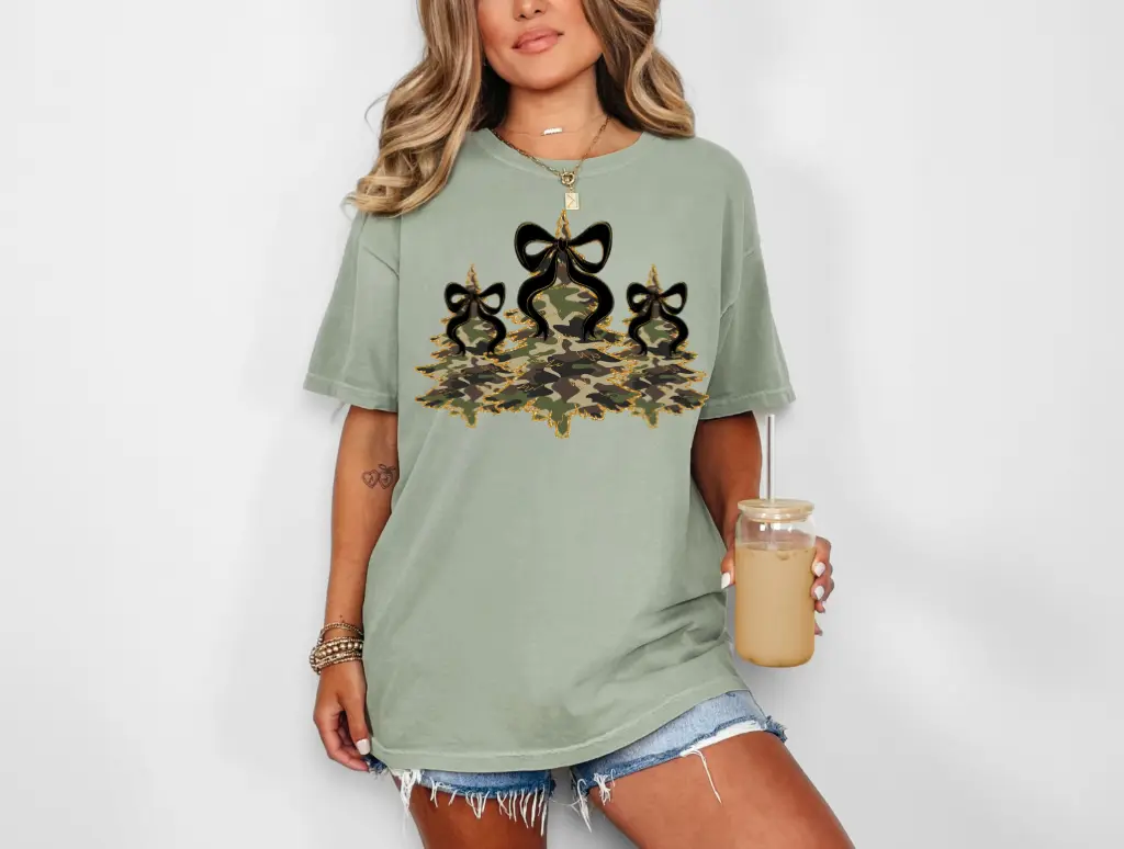 Camo Christmas Trees brandedbybarta