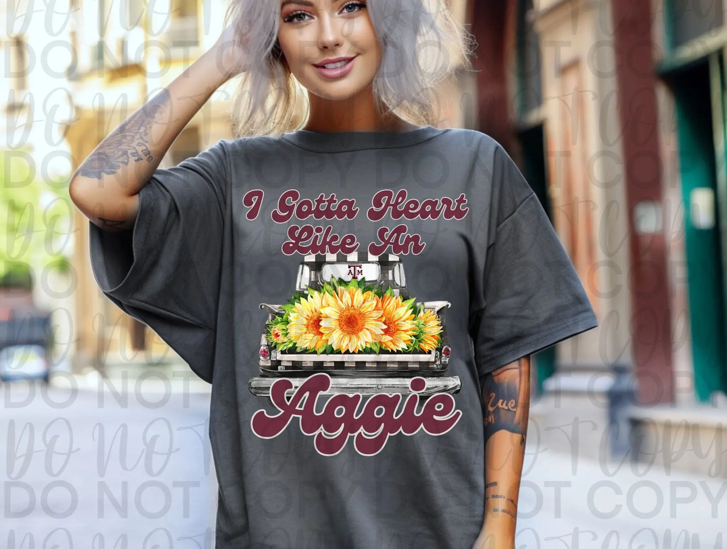 Aggies sunflower truck - Branded By Barta