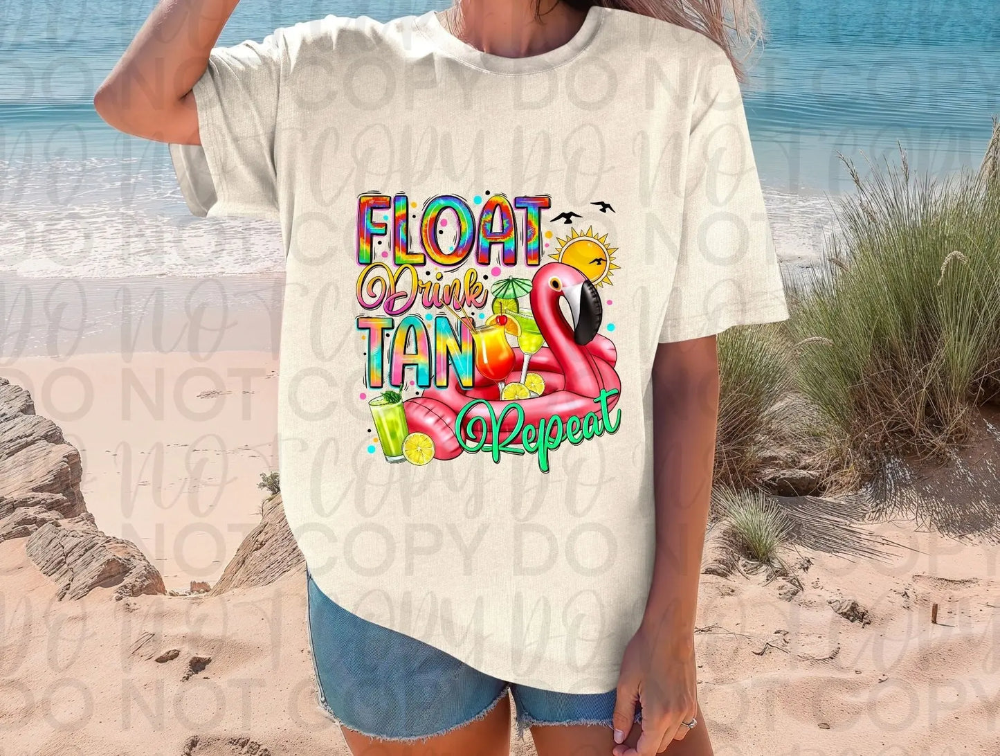 Float drink tan repeat - Branded By Barta