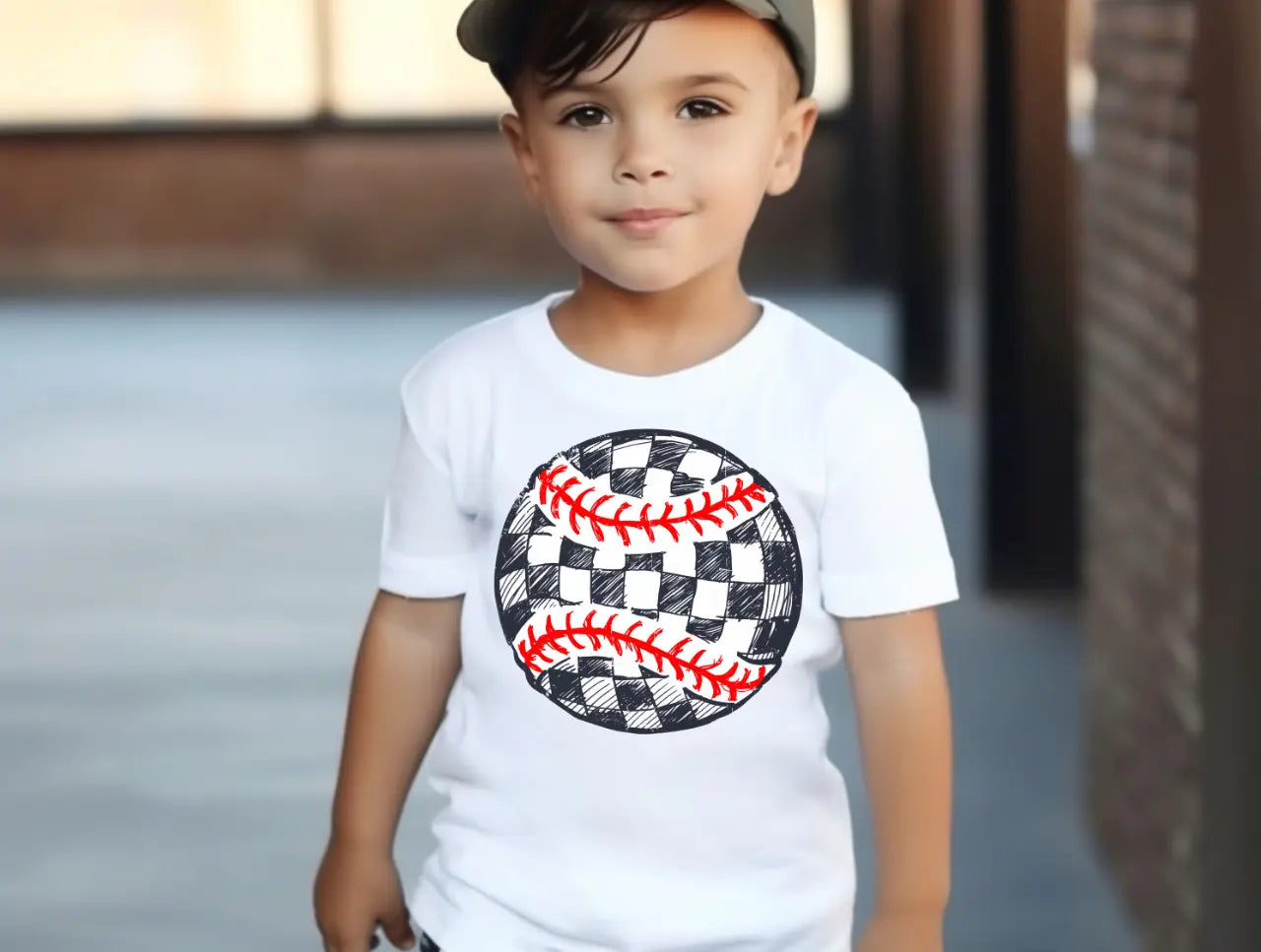 Checkered Baseball - Branded By Barta