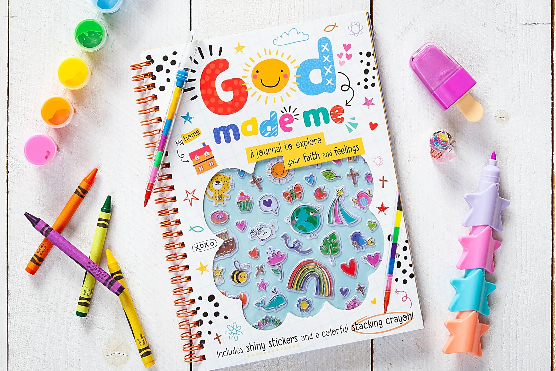 God Made Me (Kid's Journal, Easter Basket Ideas) - Branded By Barta