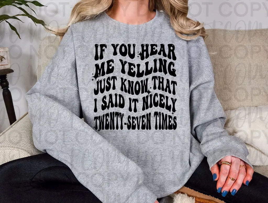 If You Hear Me Yelling - Branded By Barta