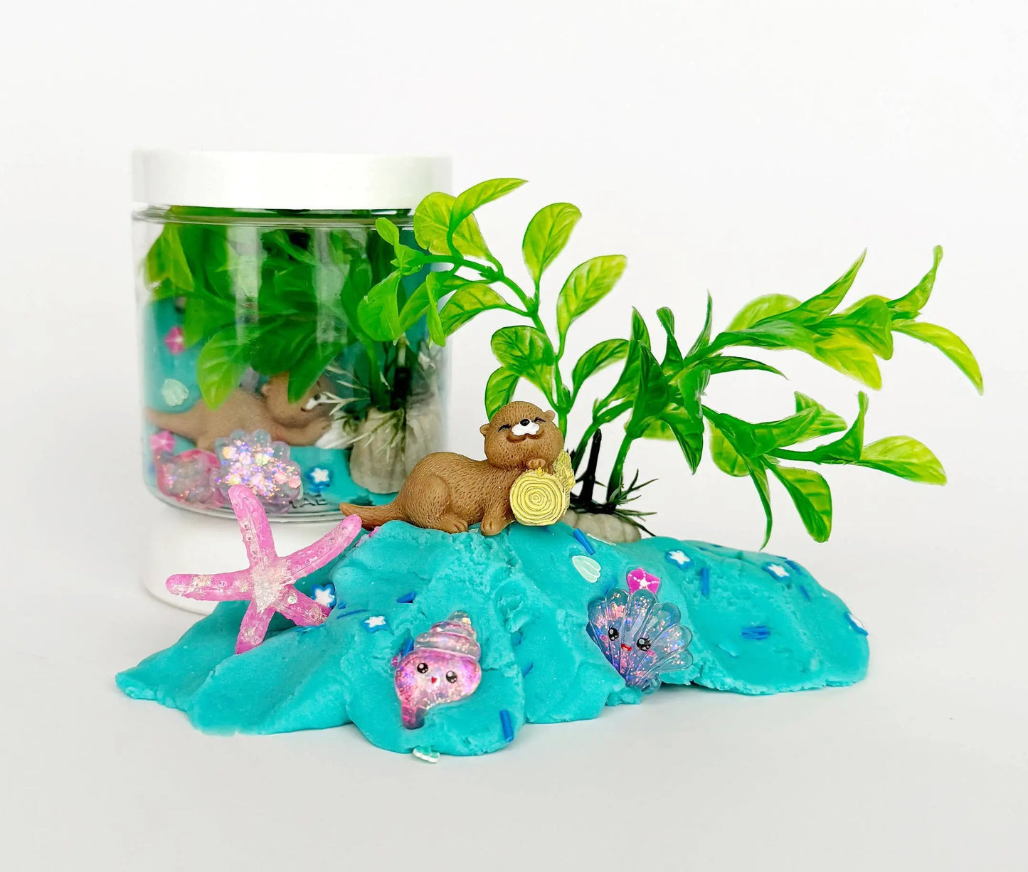 Otterly A-Dough-Rable Mini Dough-To-Go Earth Grown KidDoughs (KidDoughs by EGKD)