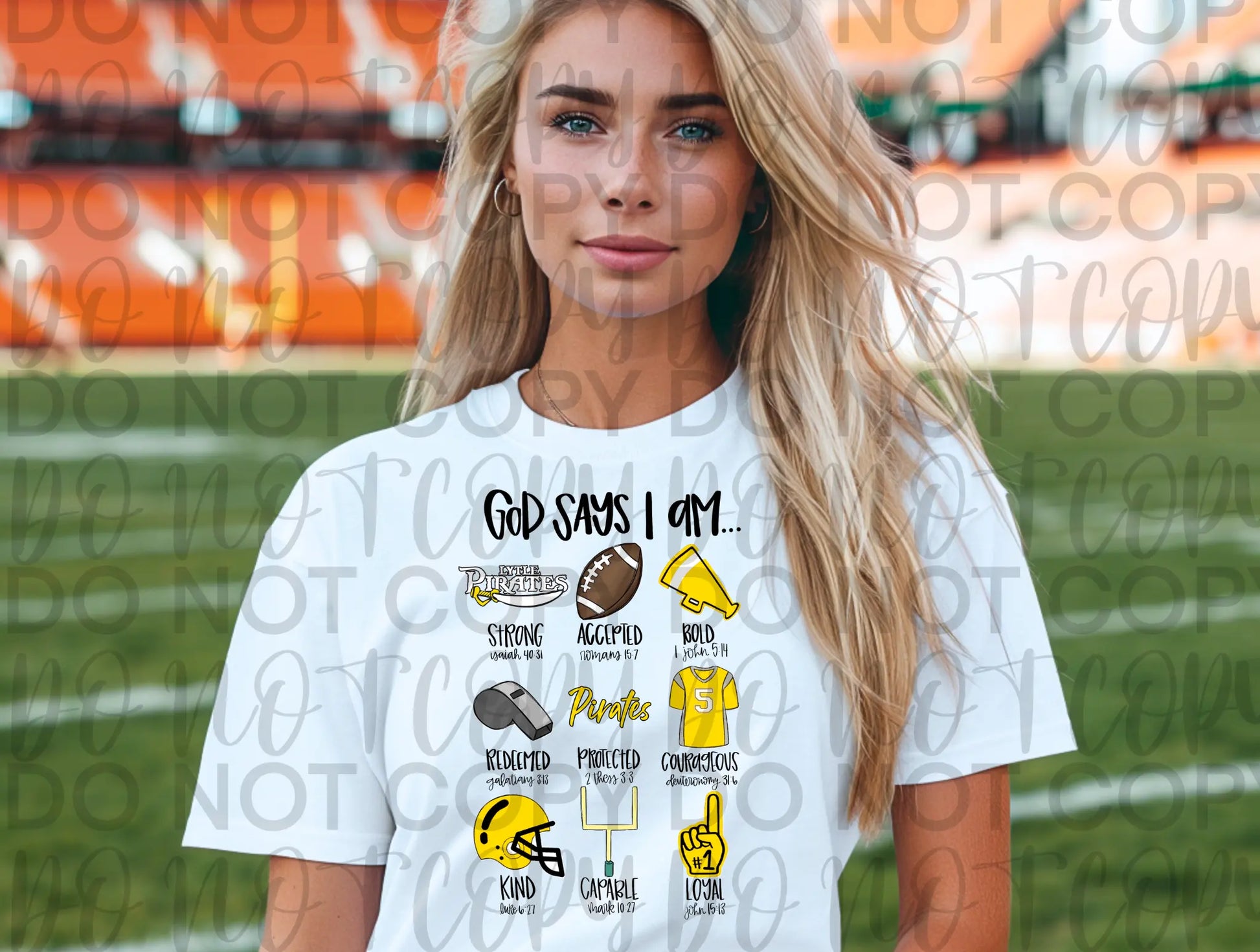 Pirates God Says I Am - Branded By Barta