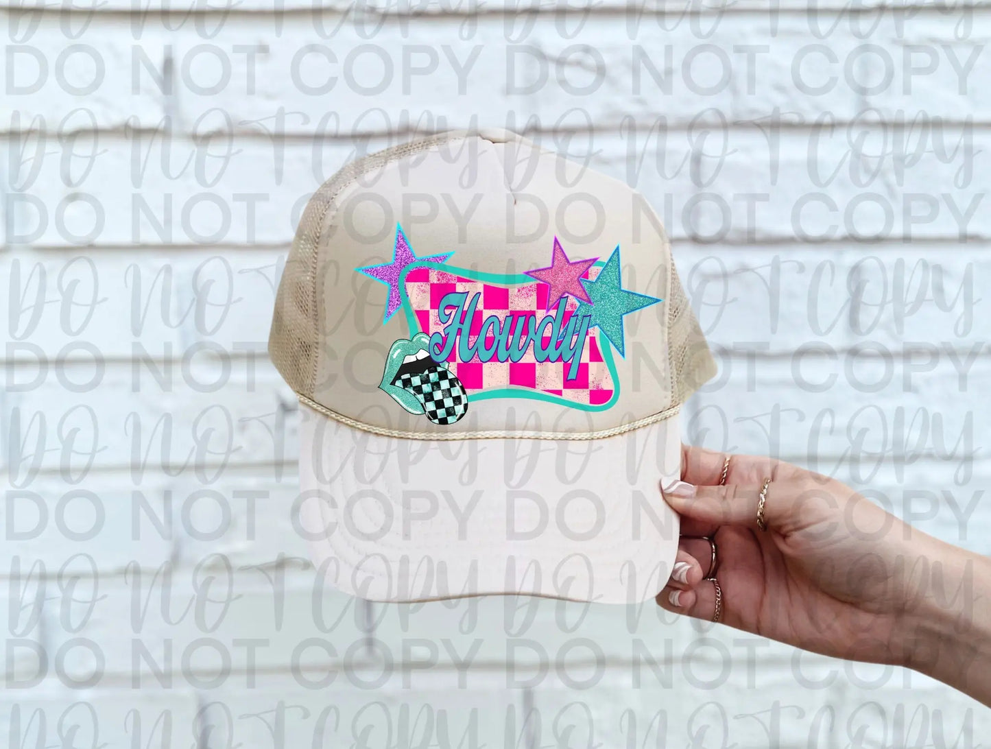 Howdy turquoise and pink - Branded By Barta