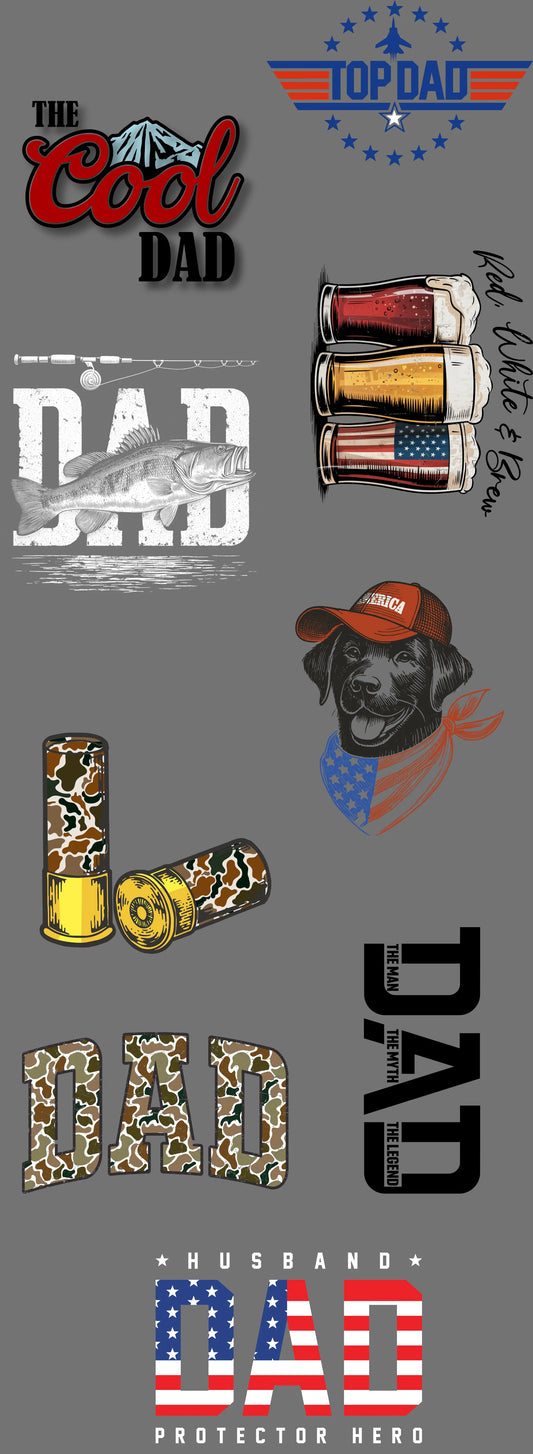 Dad/Guy Pre Made Gang Sheet brandedbybarta