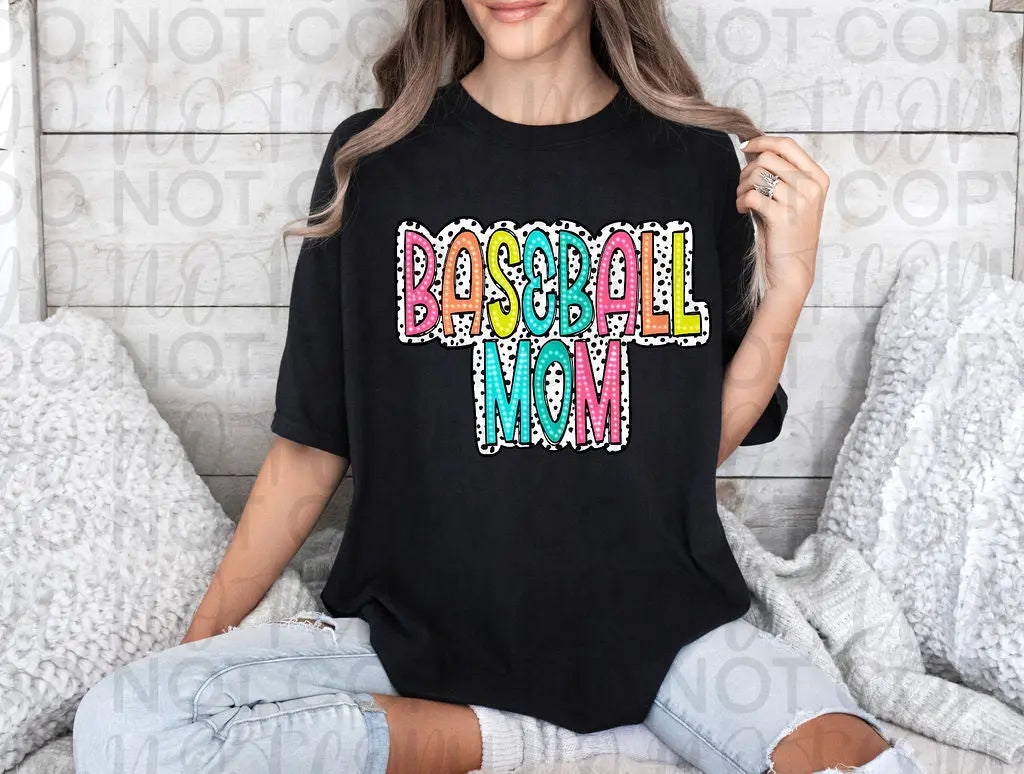 Baseball Mom Neon - Branded By Barta