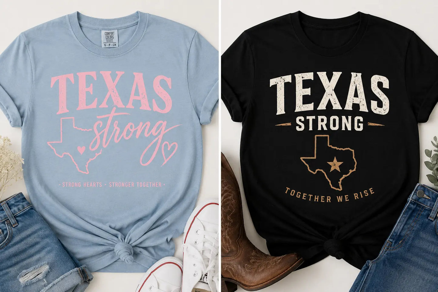 TEXAS FLOOD RELIEF SHIRTS 🤍 BBB Powered By ODS