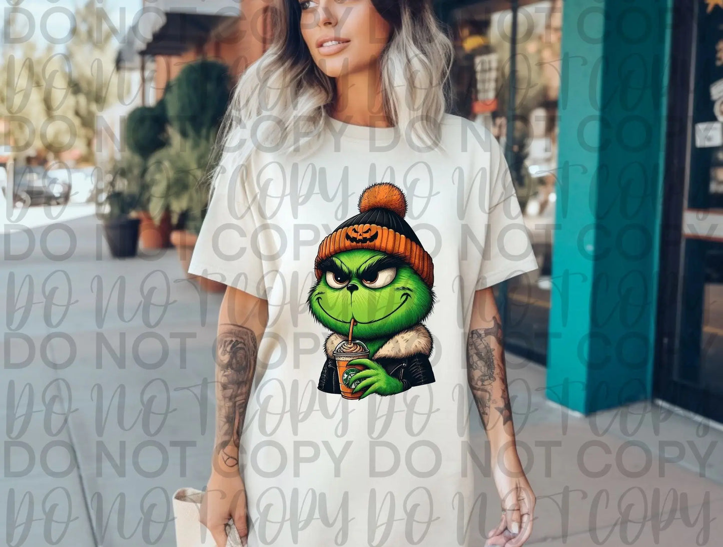 G man halloween with coffee - Branded By Barta