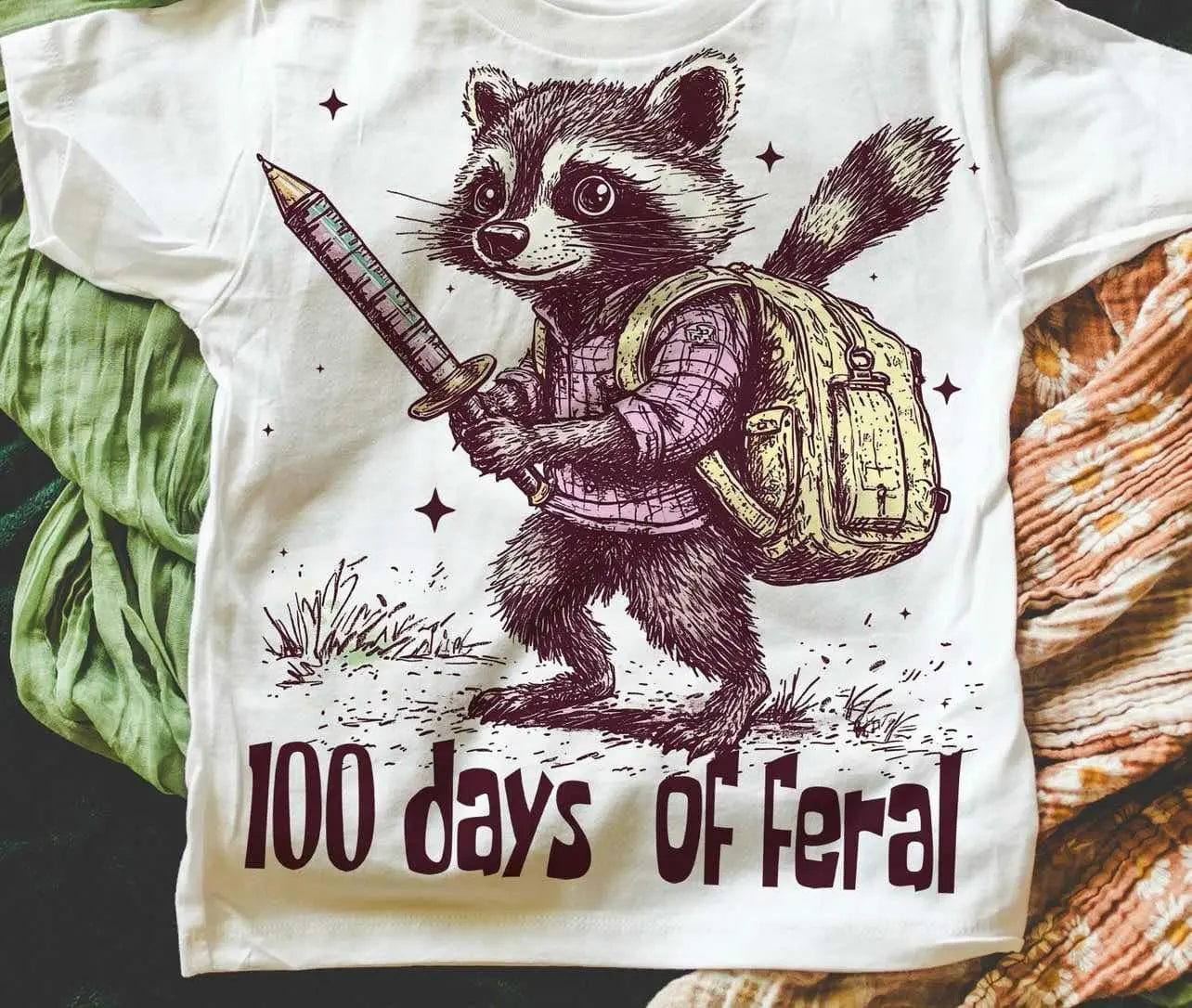 100 Days Feral Tee