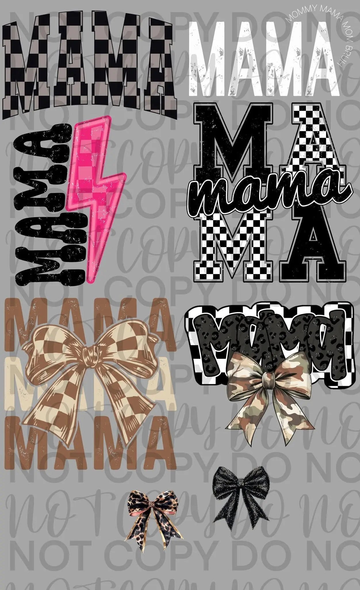 Mama Premade Gang Sheet - Branded By Barta