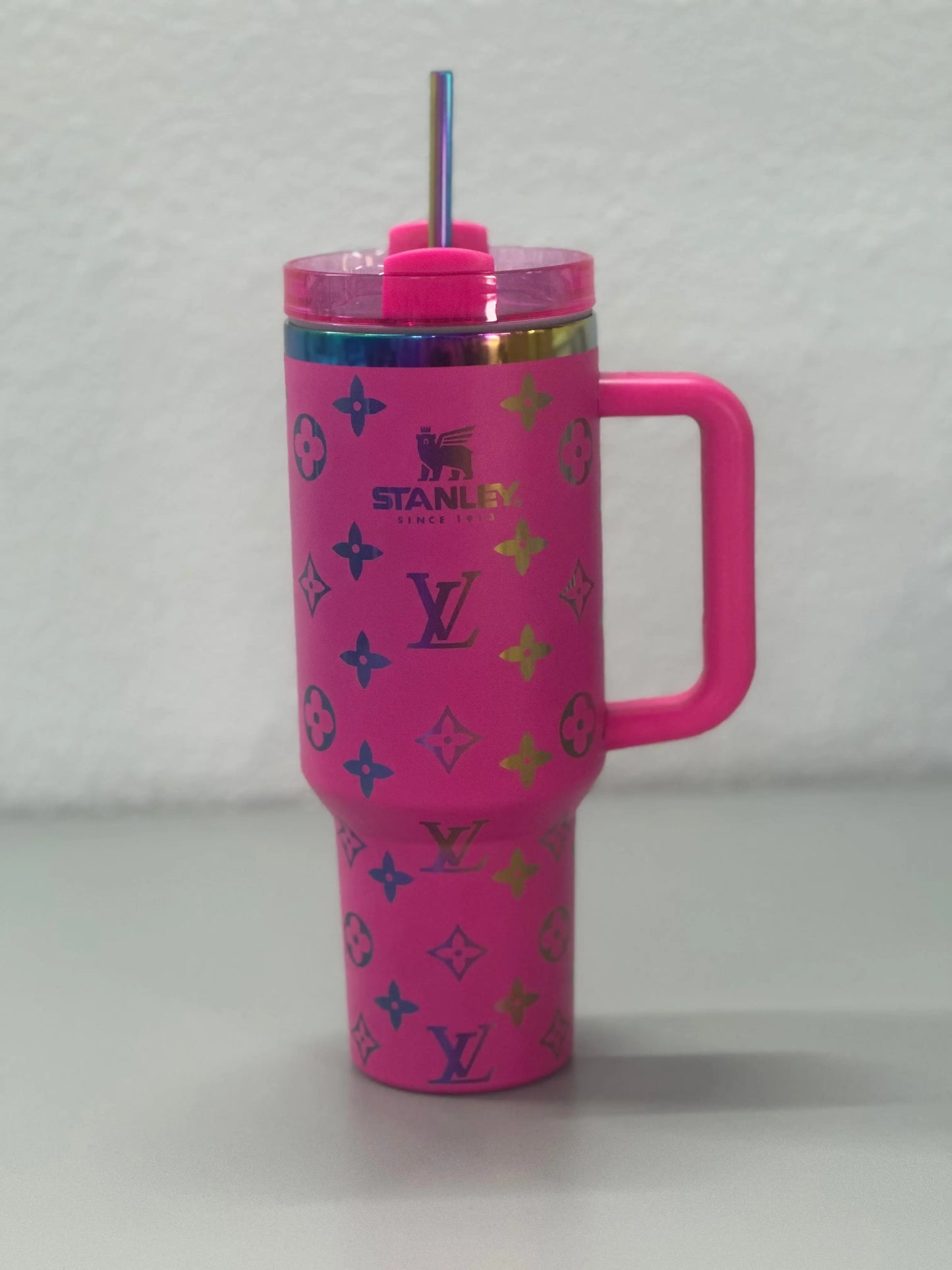 40 ounce travel tumbler - LV Inspired - Branded By Barta