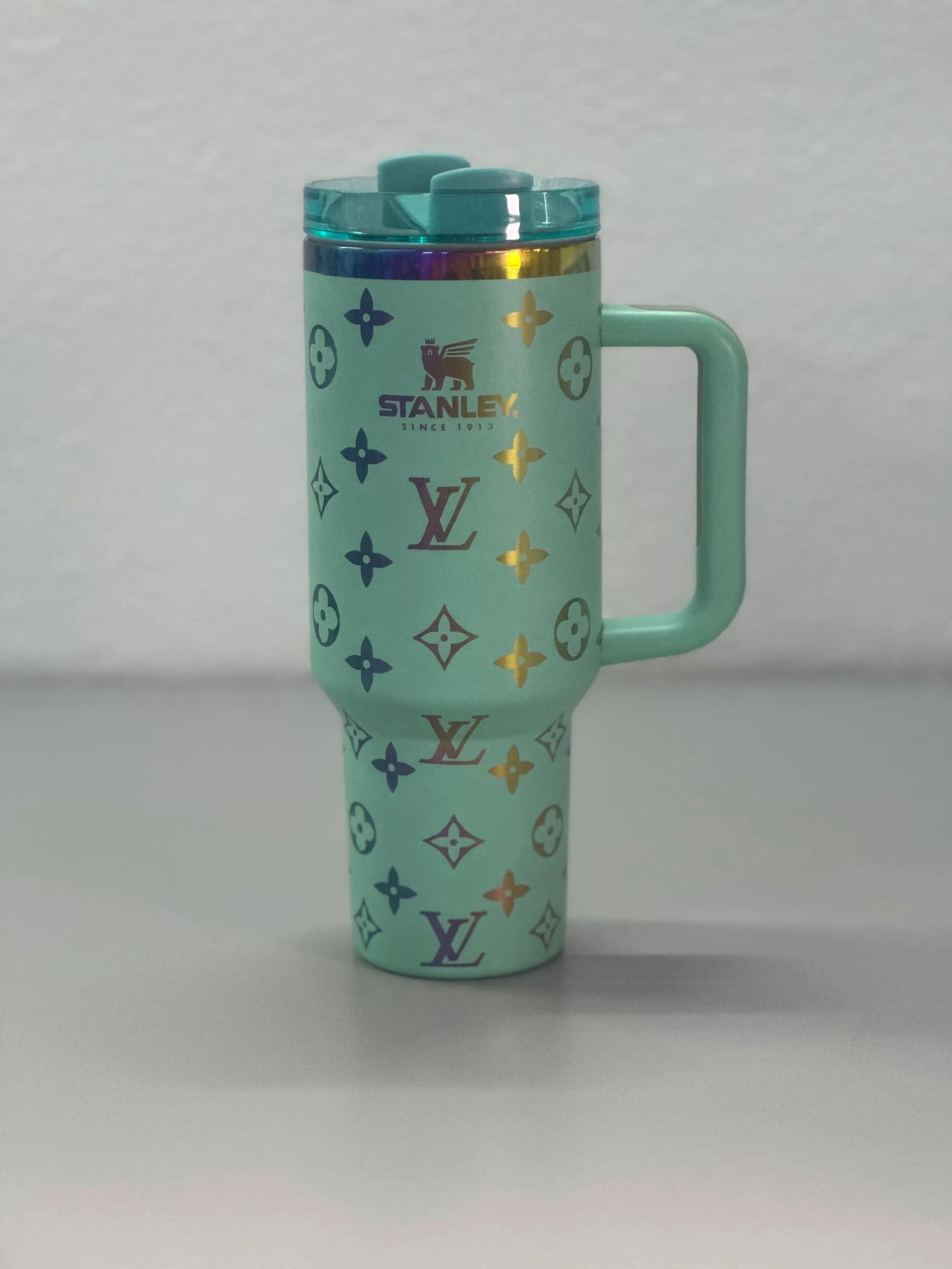 40 ounce travel tumbler - LV Inspired - Branded By Barta