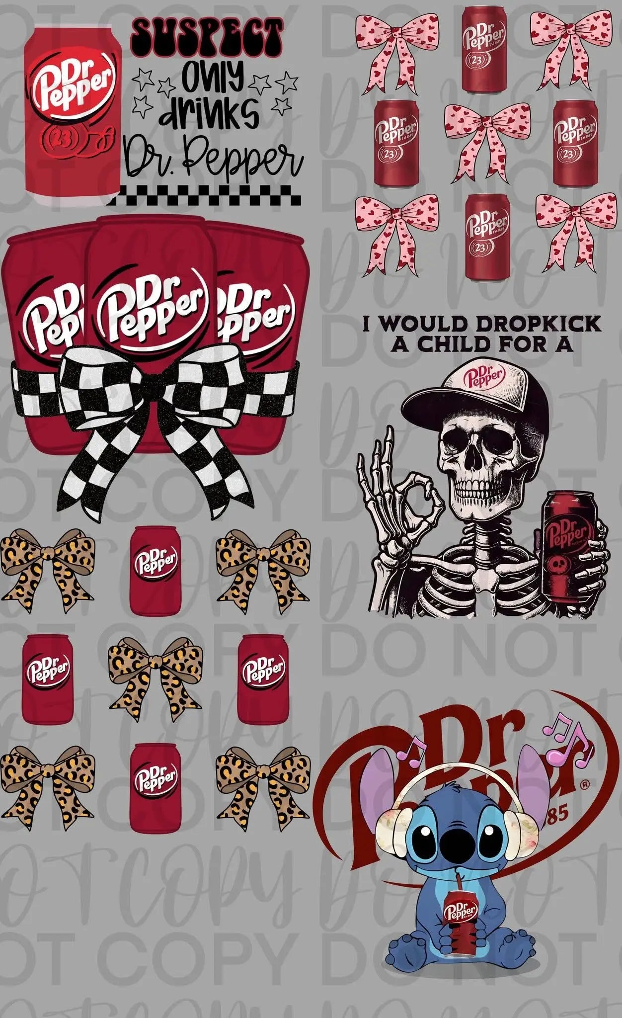 Dr. Pepper Premade Gang Sheet - Branded By Barta