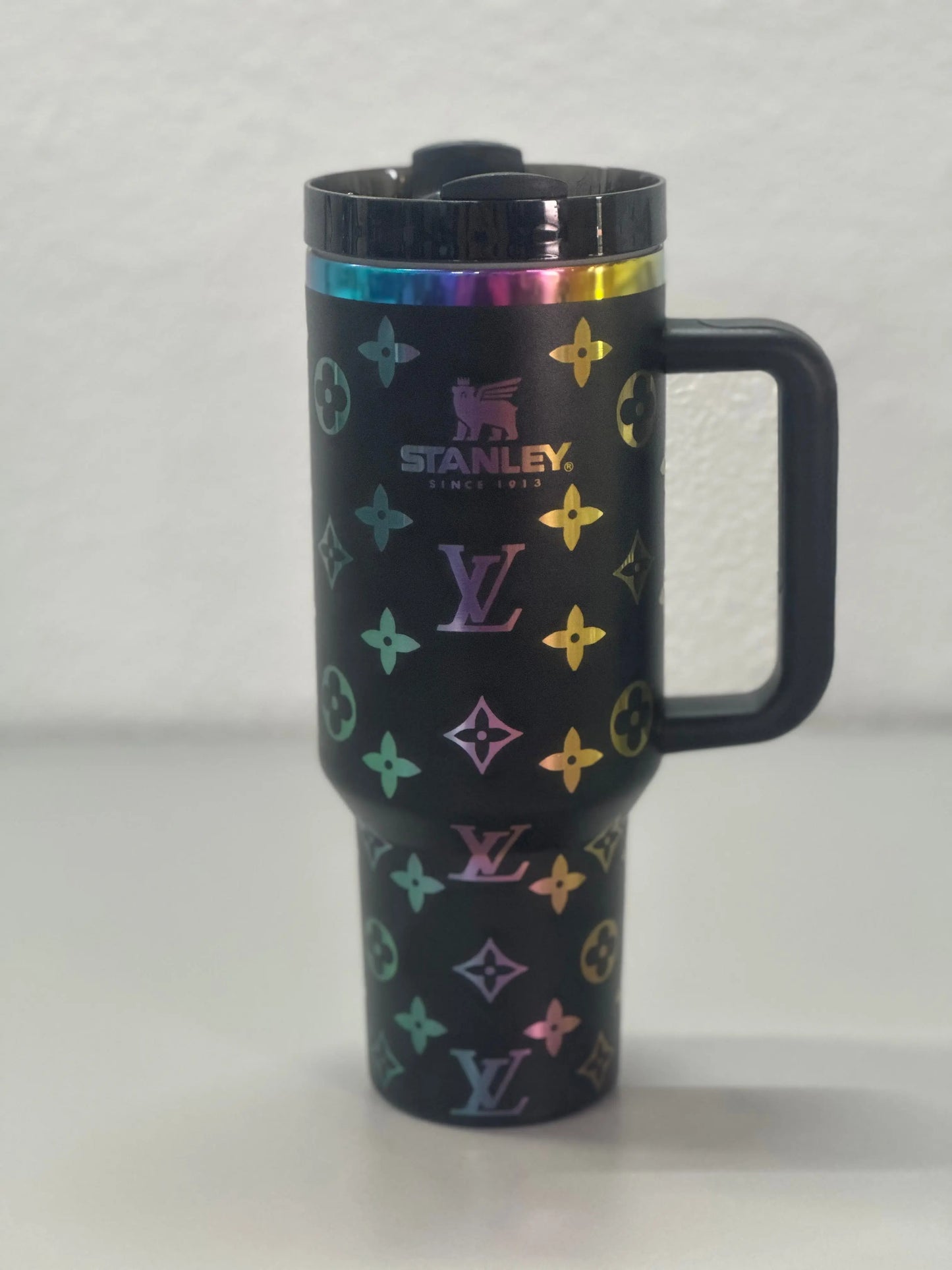 40 ounce travel tumbler - LV Inspired - Branded By Barta
