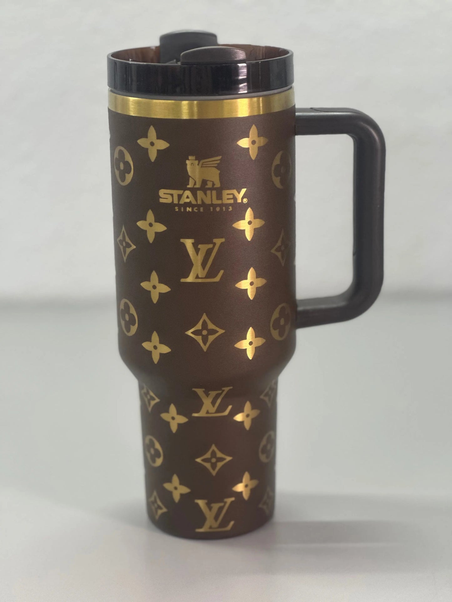 40 ounce travel tumbler - LV Inspired - Branded By Barta