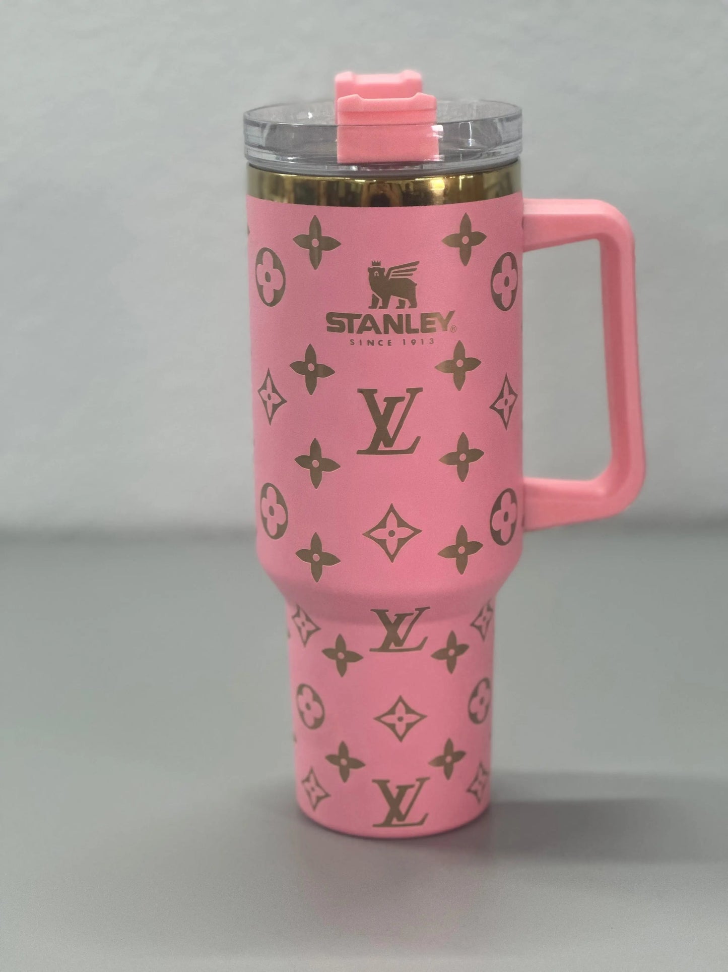 40 ounce travel tumbler - LV Inspired - Branded By Barta