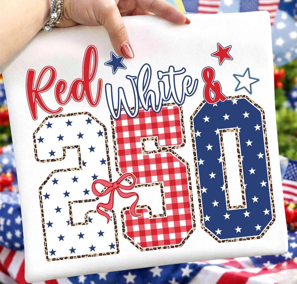 250 Red, white, blue brandedbybarta