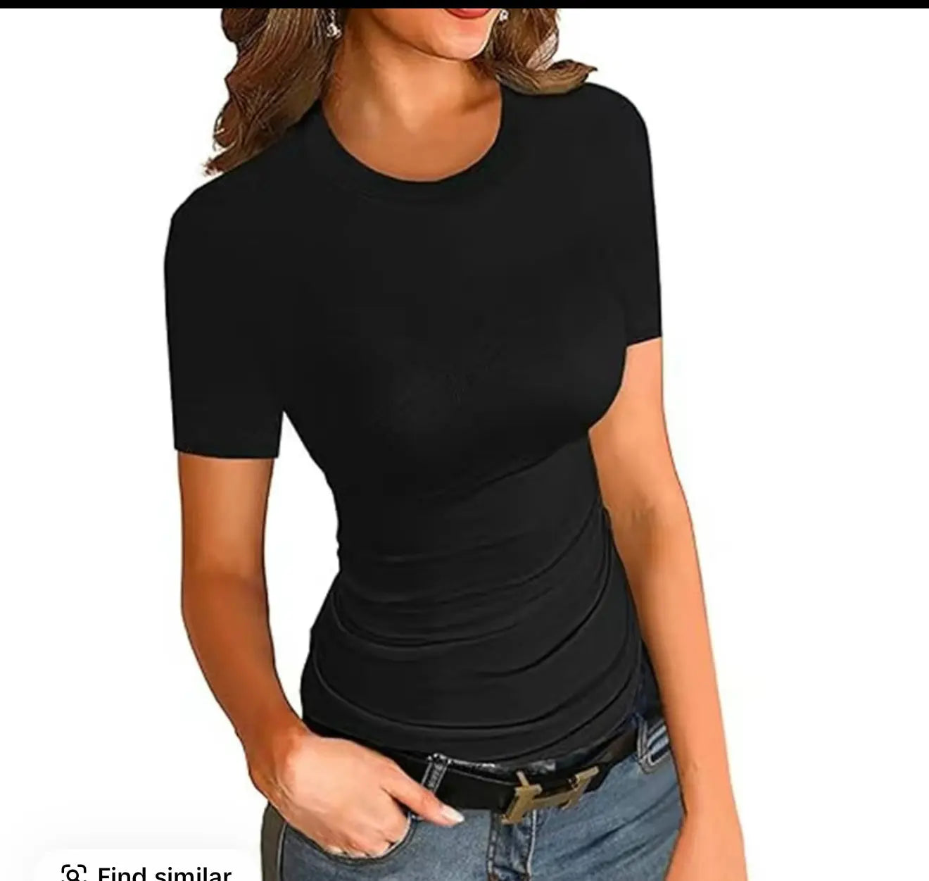 Basic Fitted Short Sleeve Branded By Barta