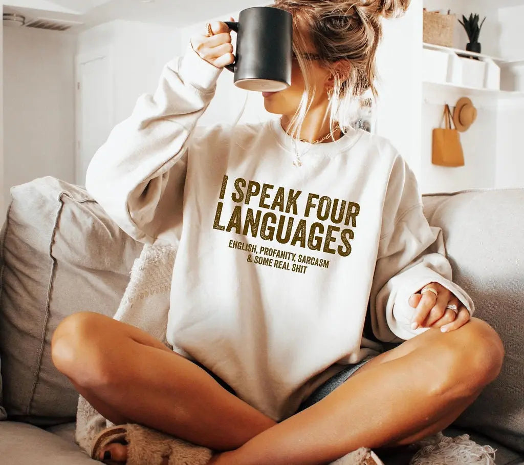 I Speak 4 Languages - Branded By Barta