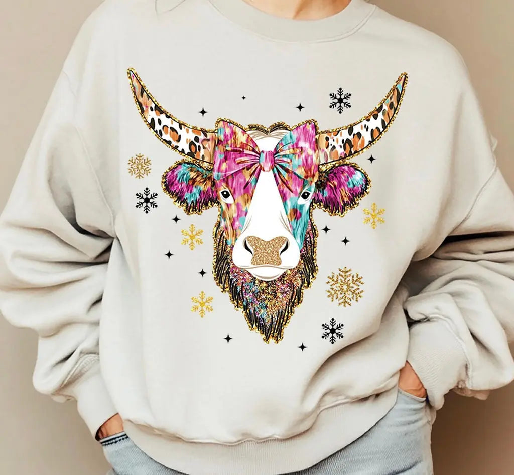 Highland Cow Snowflakes