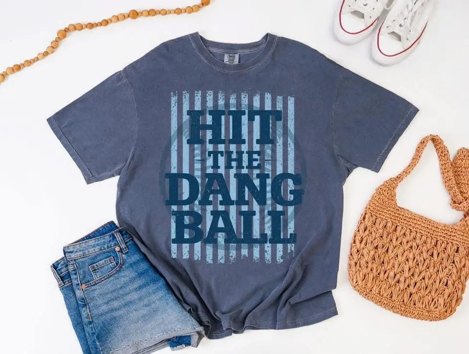 Hit The Dang Ball Blue brandedbybarta