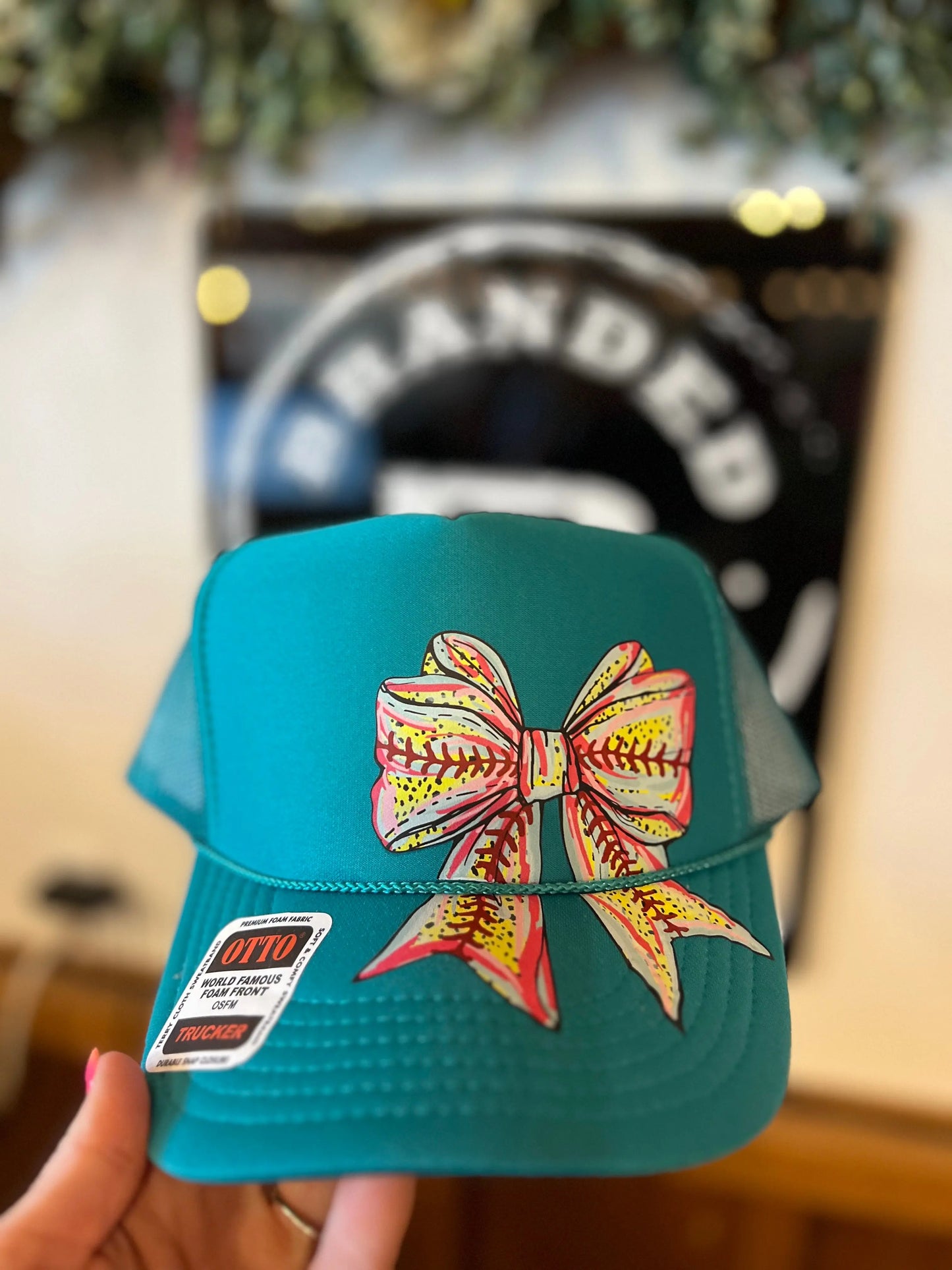 Softball Teal Hat - Branded By Barta