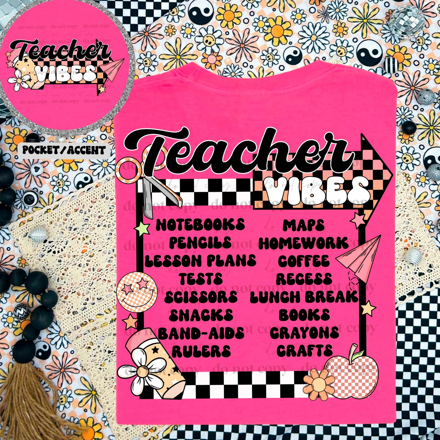 Teacher vibes list - Branded By Barta