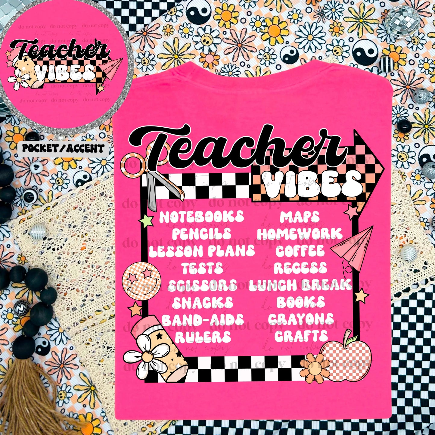 Teacher vibes list - Branded By Barta