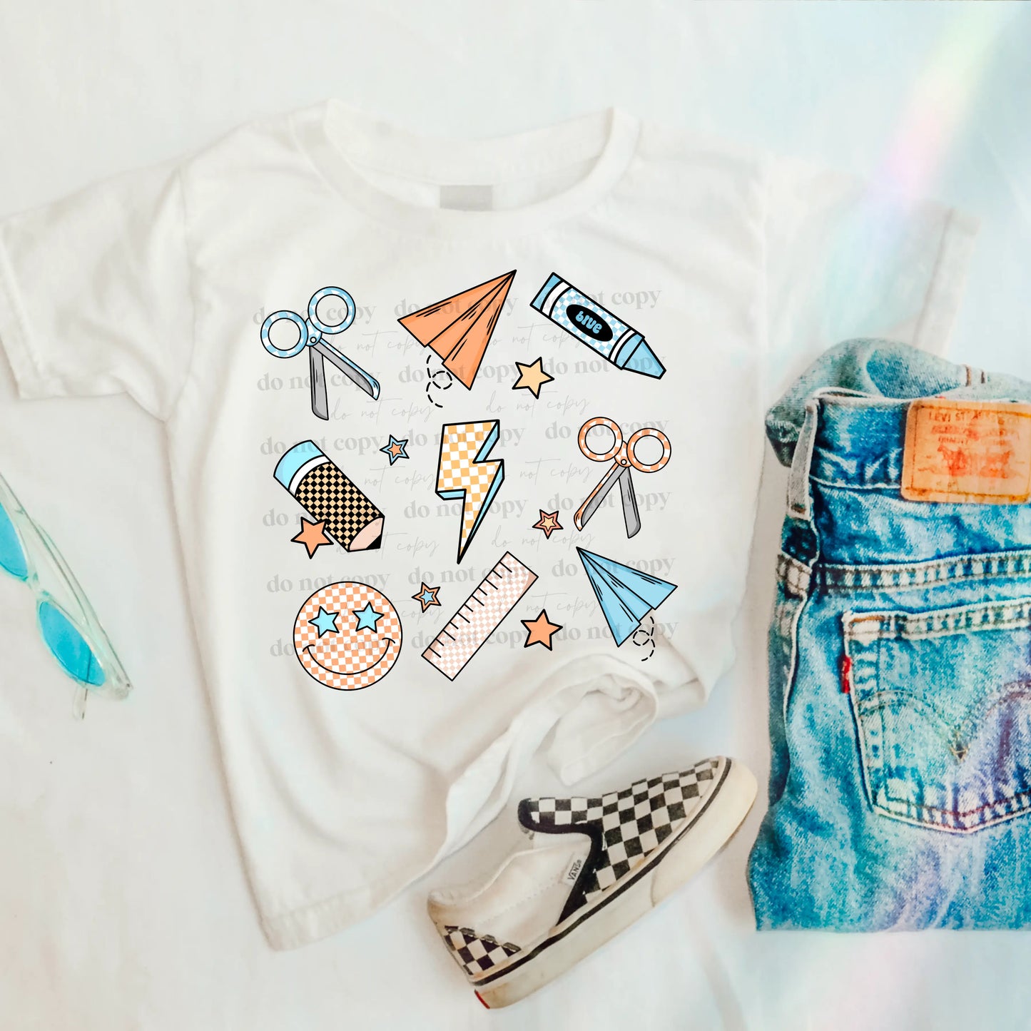 School collage checkered boy - Branded By Barta