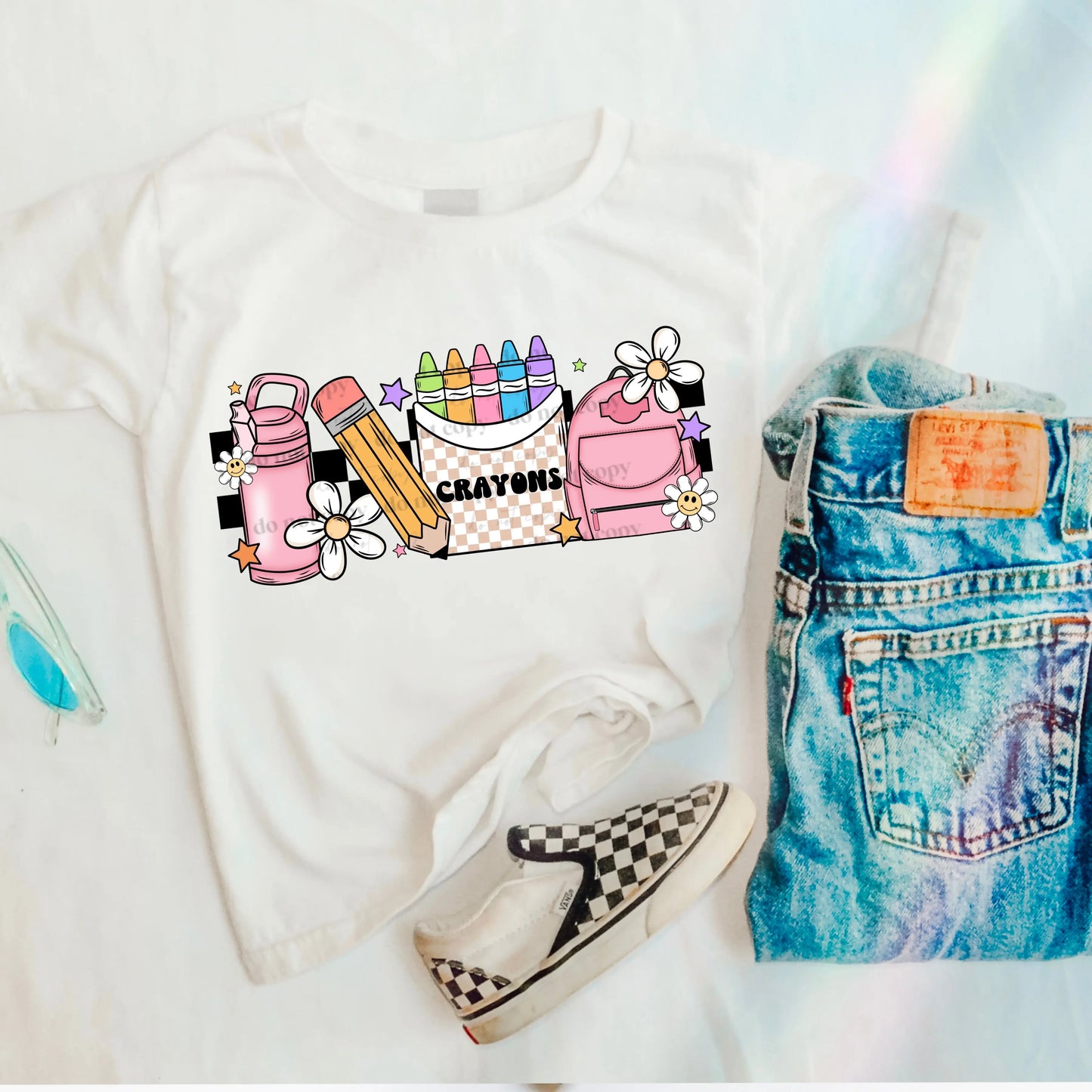 Crayons Checkered - Branded By Barta