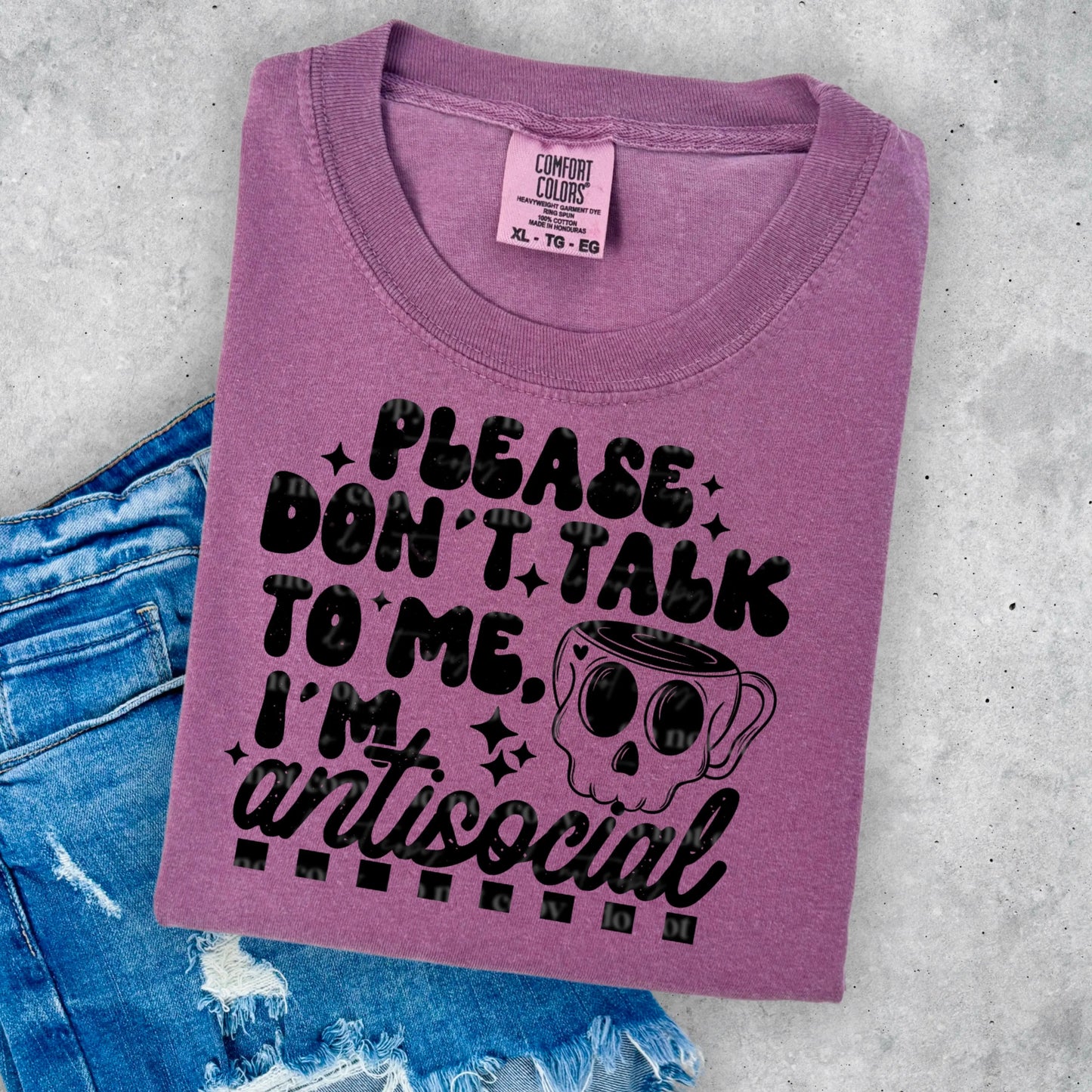 Antisocial Don't Talk To Me - Branded By Barta
