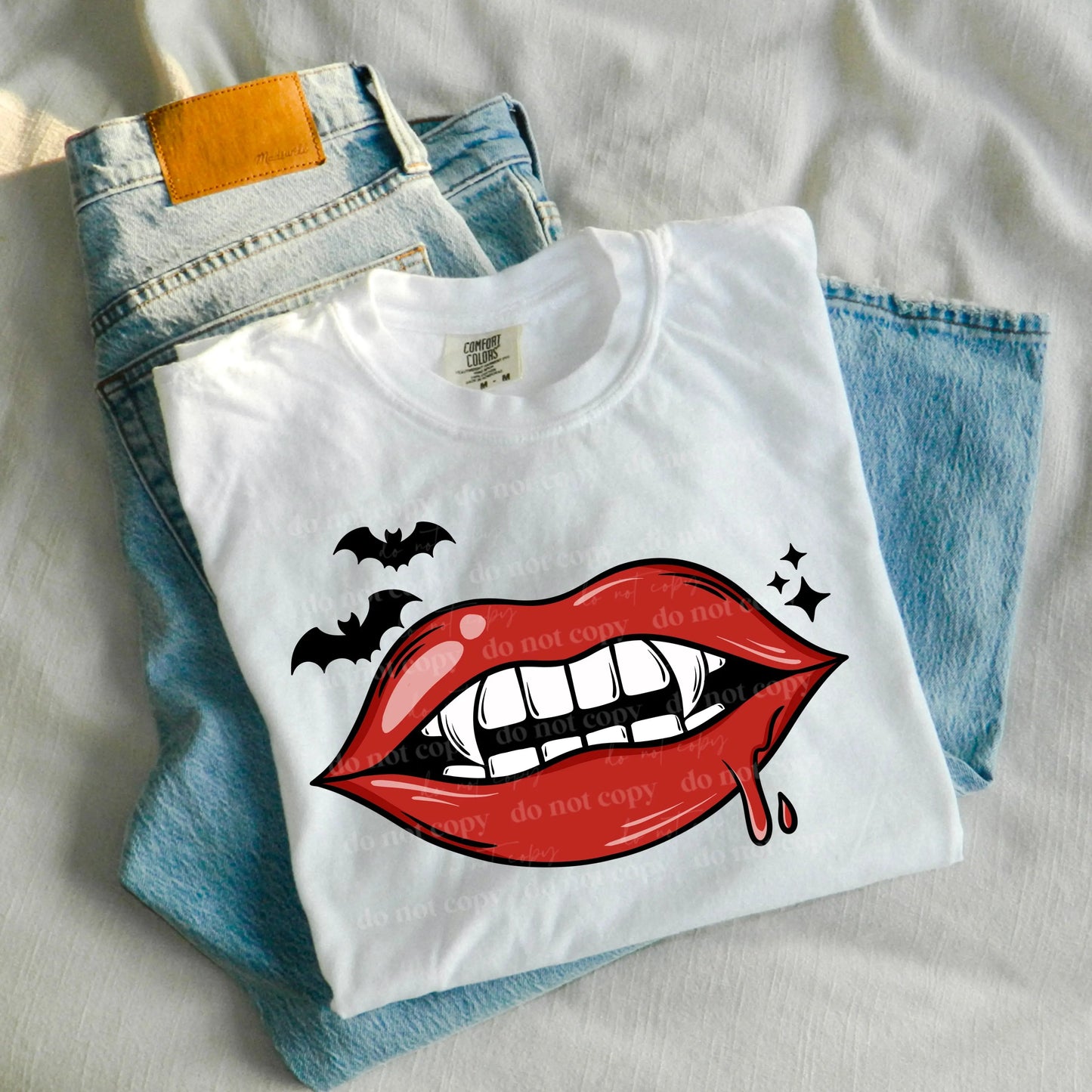 Vampire Lips W/ Bats - Branded By Barta