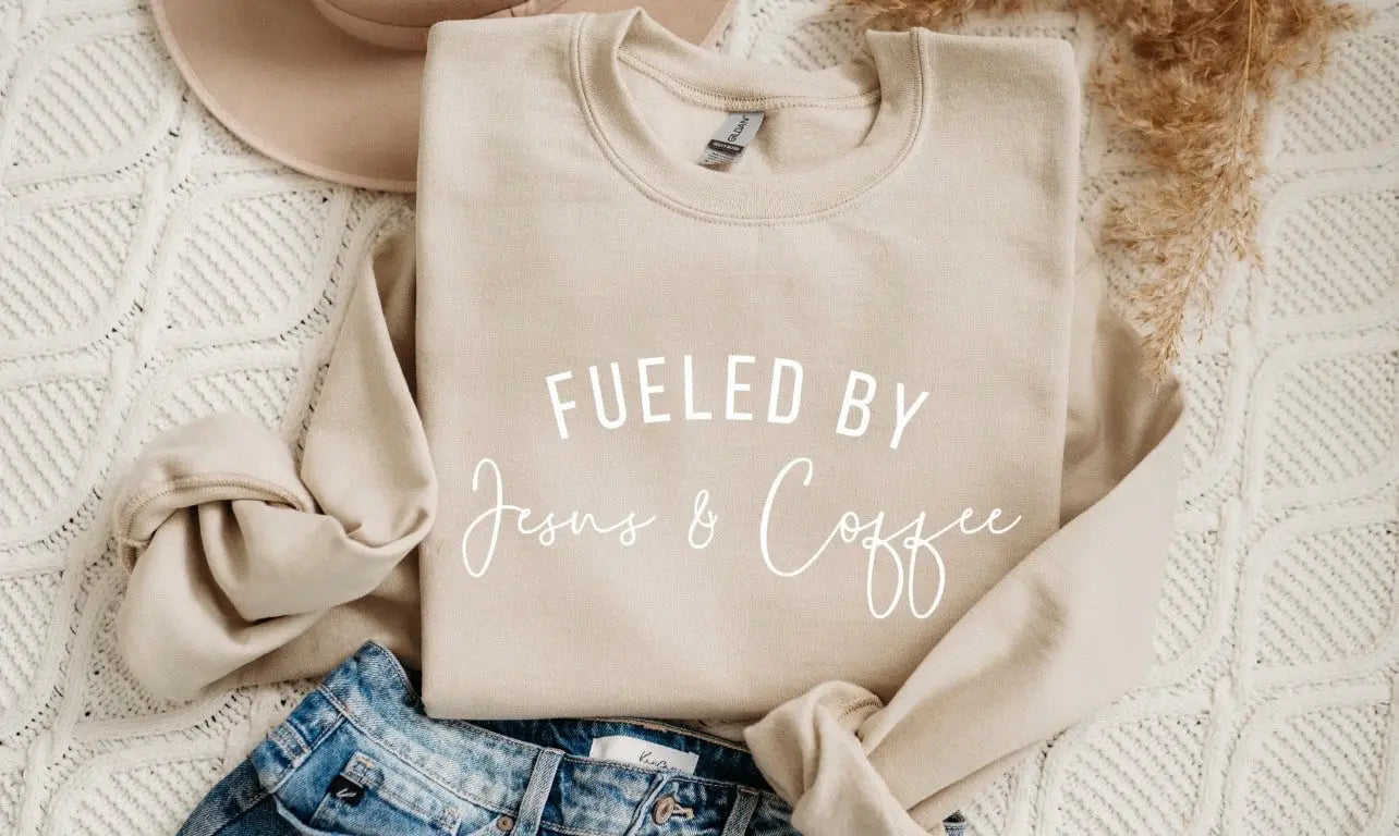 Fueled by Jesus and coffee - Branded By Barta