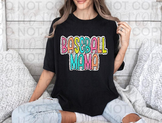 Baseball Mama Neon