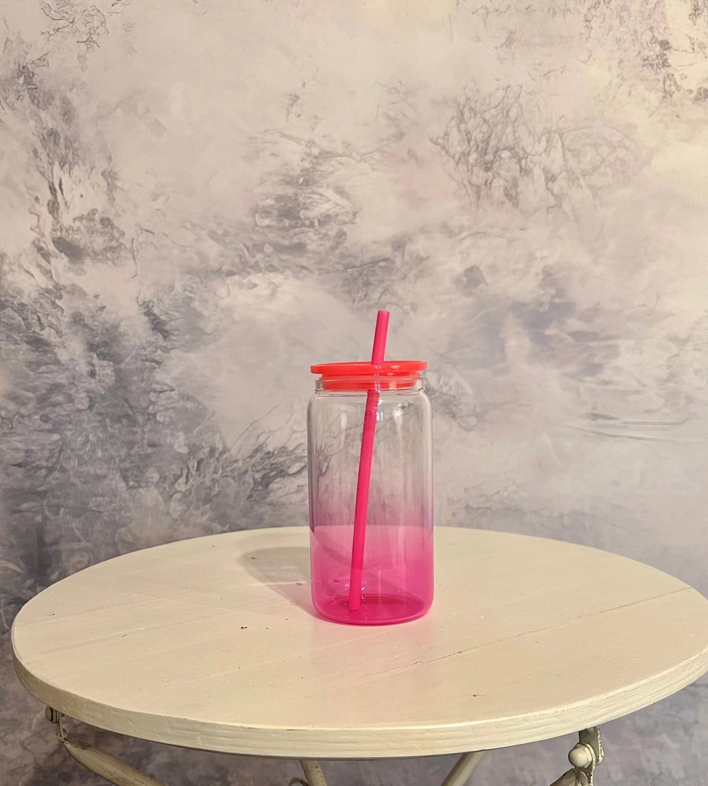 16 ounce glass ombre libby