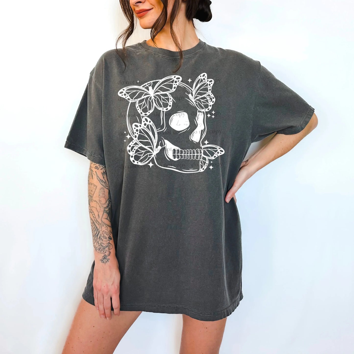 Skele W/ Butterflies - Branded By Barta