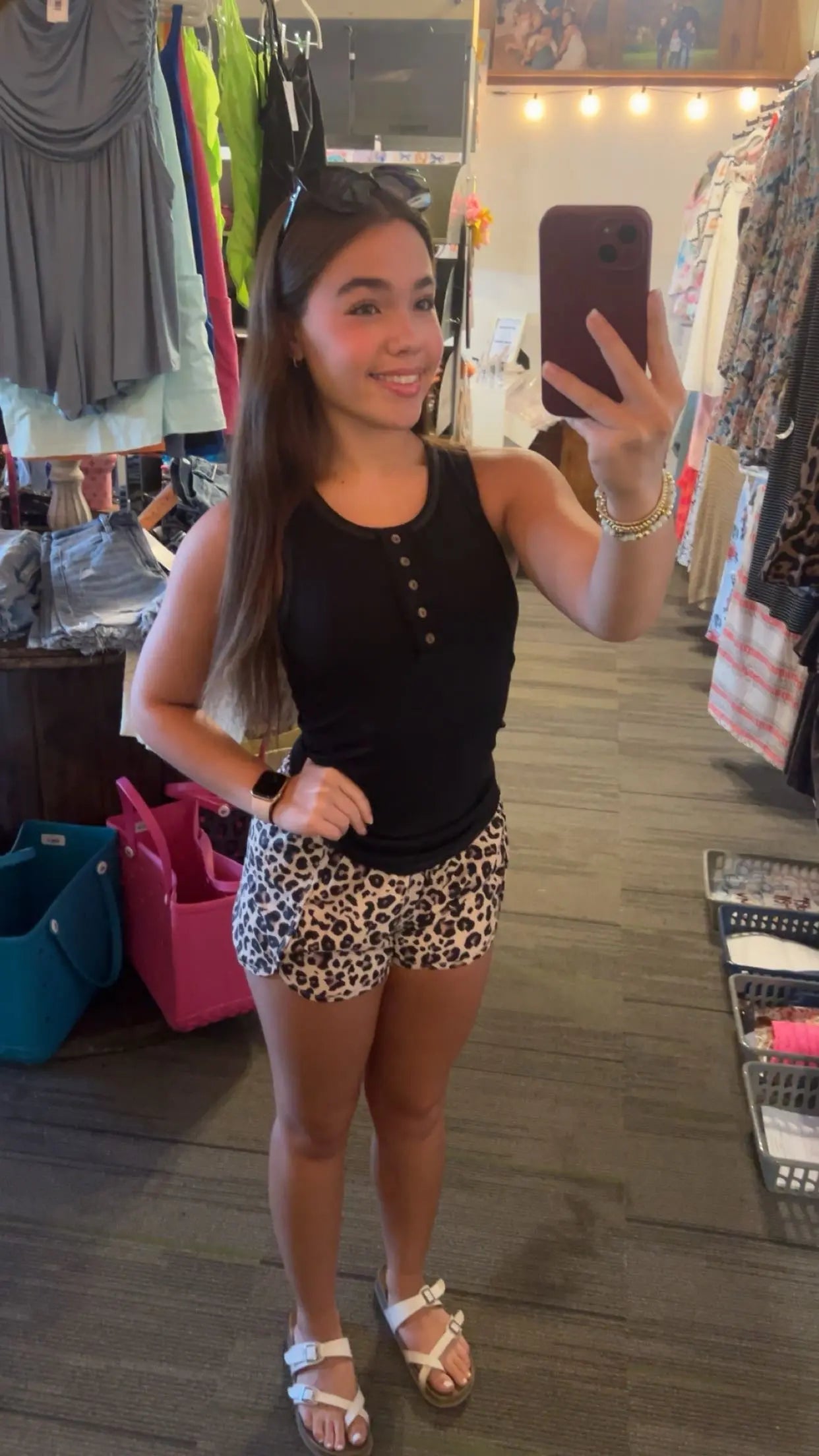 Leopard Athletic Shorts Branded By Barta